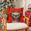 Chainsaw Man Makima-Cartoon Pillow Case Silky Short Plush With Invisible Zipper Dustproof Sofa Cushion Cover For Home Decor