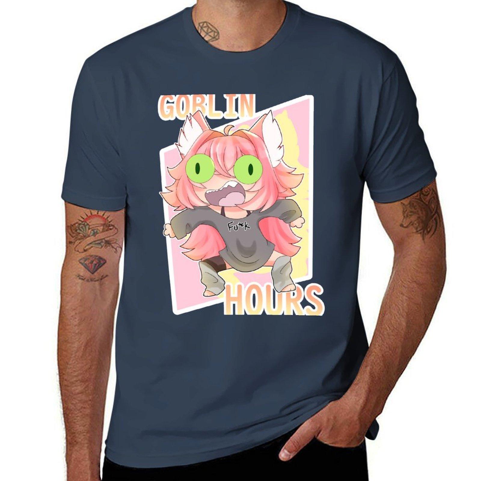 Goblin Hours Tshirt Minimalist Graphic Tee Shirt S