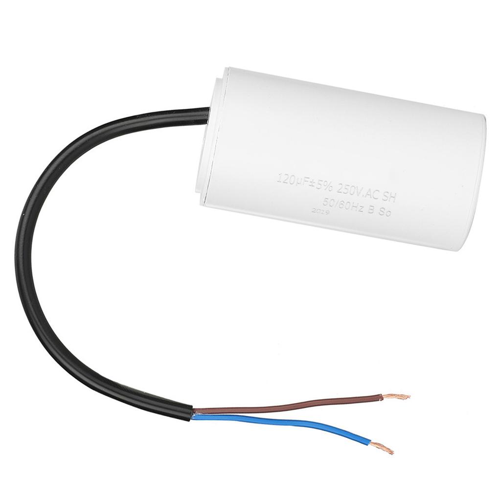 CBB60 Betriebskondensator mit Kabel 250 V AC 120 uF 50/60 Hz für Motorkompressor