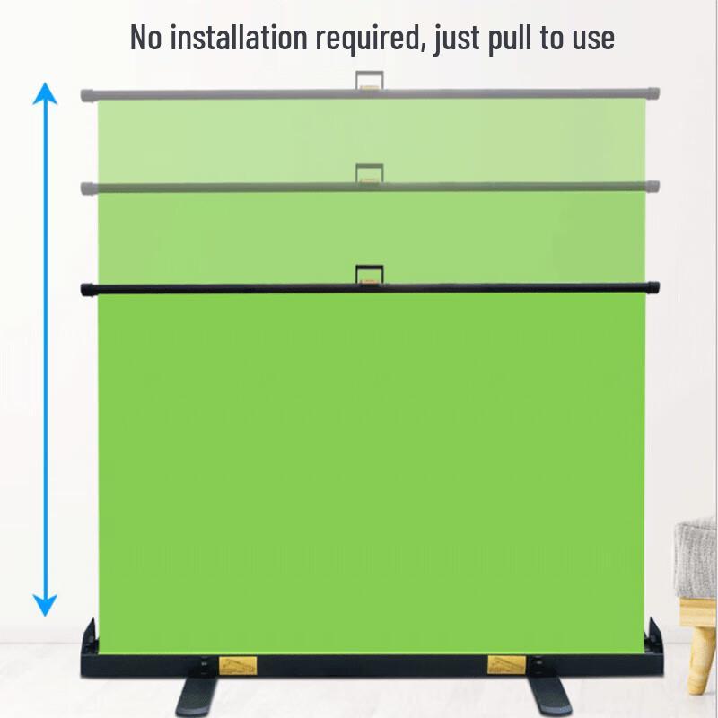 Portable Pull-Up Green Screen Backdrop