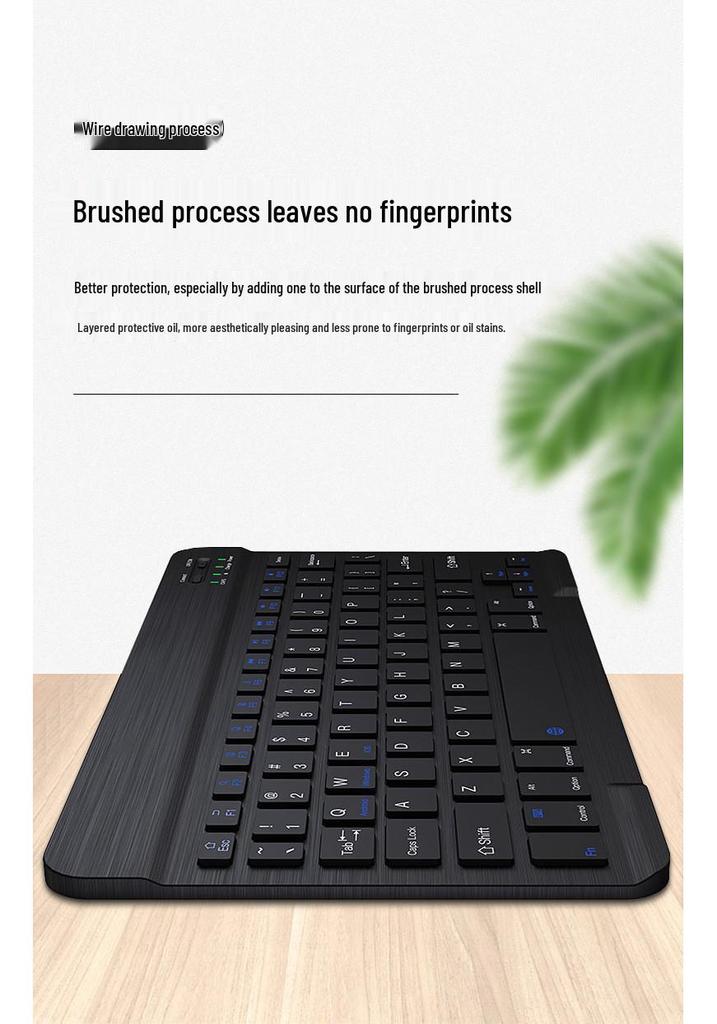 Wireless Bluetooth Keyboard & Silent Mouse Set for iPad/Apple/Huawei Devices