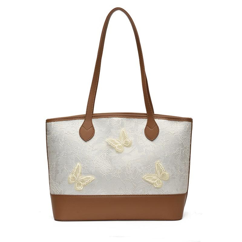 Fashion versatile embroidered shoulder armpit bag women's summer new large-capacity tote bag