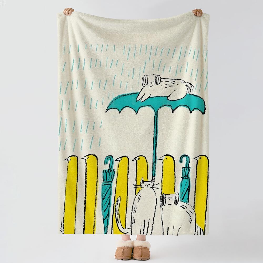 craft i-ico crafts-s Throw Thick Comfort Flannel Quilt, Multi-scene Use Indoor Outdoor Daily Nap
