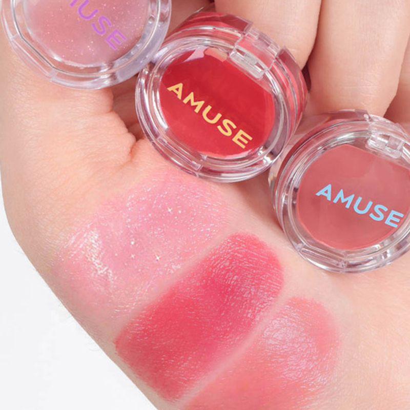[5-piece set/NEW] Amuse Ring Lip Balm Jewelry Set