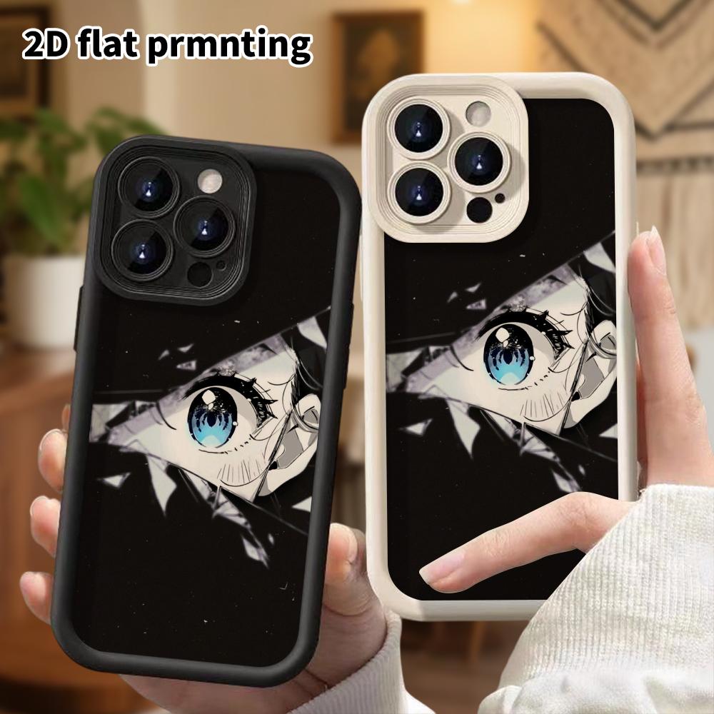 Phone case: 2D flat, suitable for iPhone 18 17 16 15 14 13 12 Pro, one eye, perfect Christmas and Halloween holiday gift