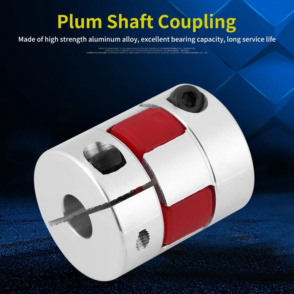 1pc Aluminum Alloy Plum Shaft Coupling Coupler Connect D25 L30 8 8mm