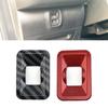 Car Headlight Switch Frame Cover Carbon Fiber Switch Frame Trim Automotive Interior Accessories Sticker for MG6 HS 2020