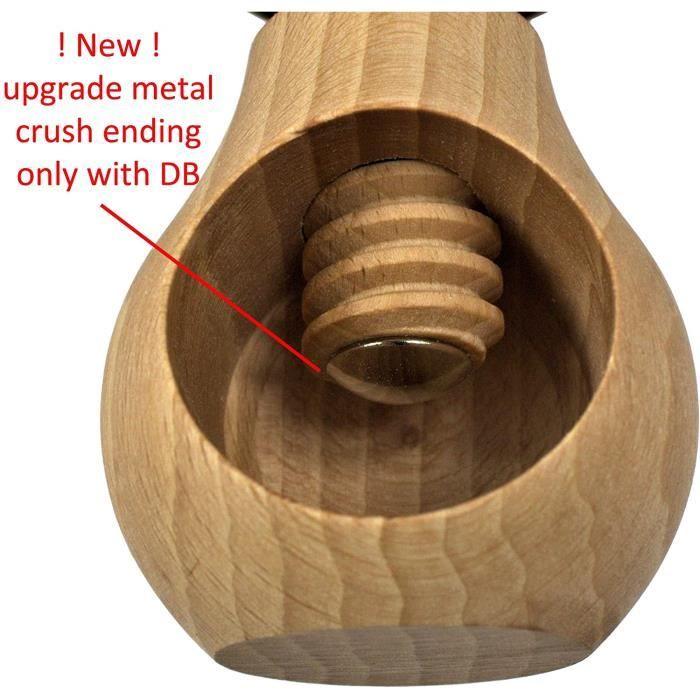 Nutcracker - Efo - Mushroom - Natural Wood - 9 Cm - Durable and Practical