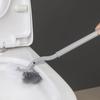 S Shaped Toilet Brush Hanging Hole Space Saving Toilet Multifunctional Scrub Brush for Bathroom Household