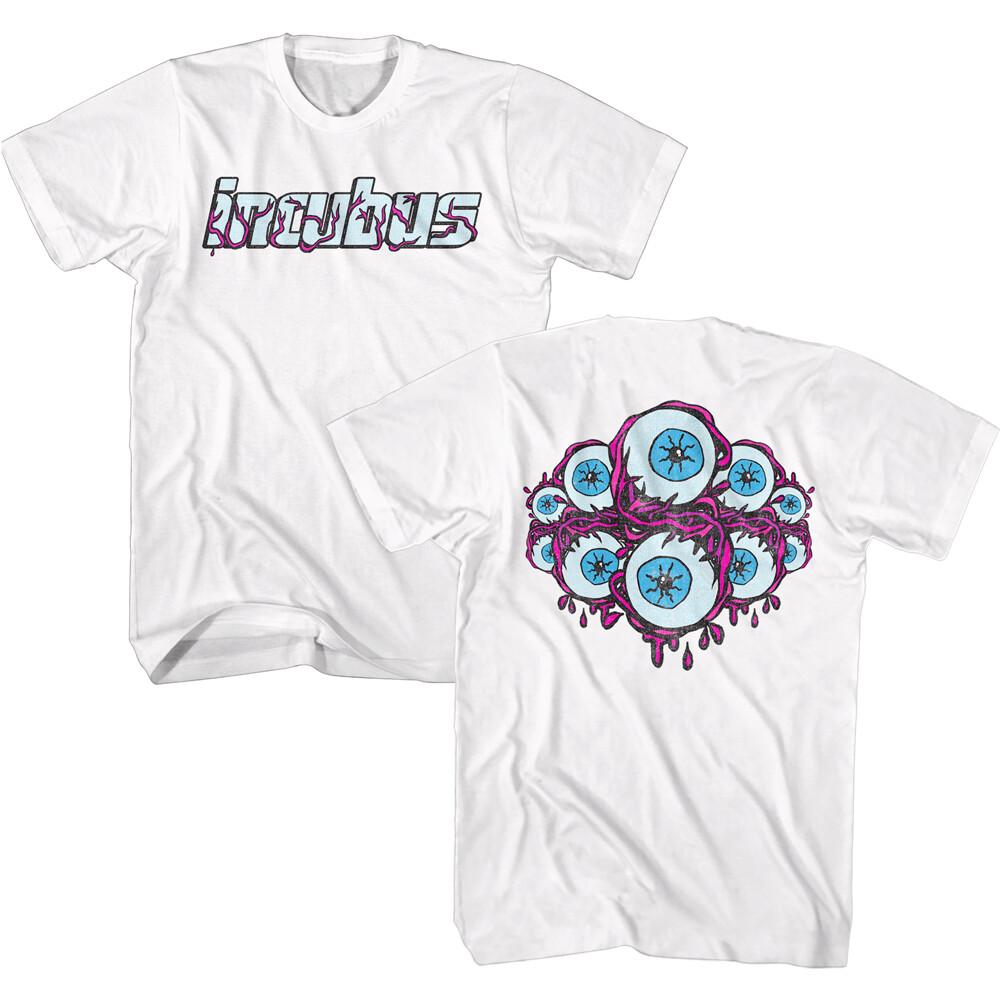 Incubus Eyeballs & Veiny Logo Men s T Shirt Rock Band Concert Music Merch Unisex T-Shirt S