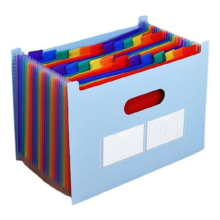 A 4 Multi-Layer Accordions Document Organizers Document Storage Bag Expanding File Folder Office Supplies