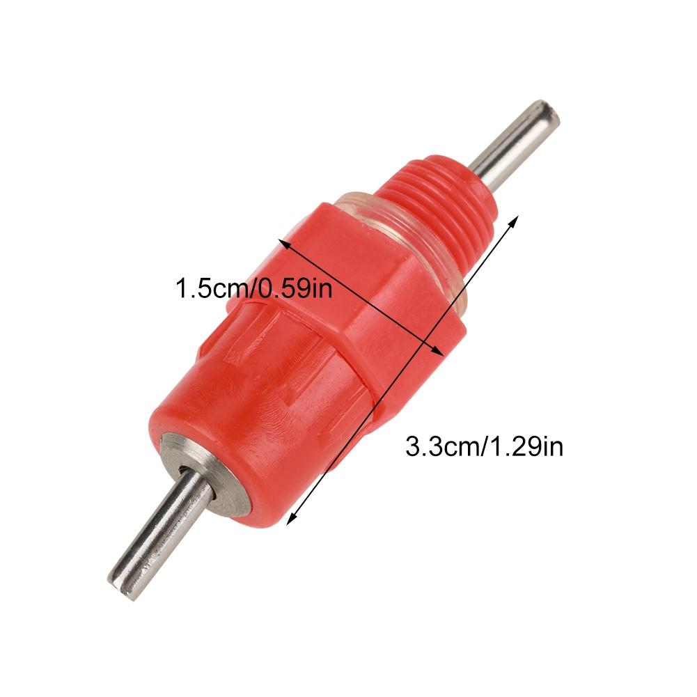 50 PCS Chicken Nipple Feeder Water Drinker Duck Hen Poultry for 3 4  PVC
