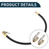 TUCKBOLD Autoreifen-Füllschlauch-Verlängerung 0,305"x32TPI Langlebiger Luftpumpen-Verlängerungsschlauch-Adapter Reifen