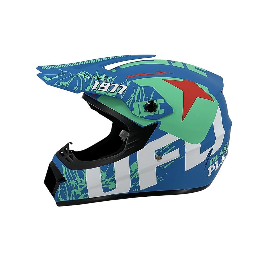 Motorcycle Helmet Off-Road Racing Riding Helmet ABS Breathable Mountain Bike Helmet Color Off-Road Helmet