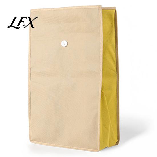 Pantry Food Storage Solutions Reusable Self Sealing Potato Onion Bags, Light Blocking Bag with Side Breathable Produce Zipper, Non-woven Fabric