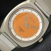 VINTAGE ALLWYN 6300A HANDOPWINDING INDIA HEREN HORLOGE ORANJE KLEURIGE WIJZERPLAAT a703944-1