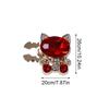 1PC Luxury Fashion Clothing Closures Alloy Swan Rhinestone Button Originality Swan Rhinestone Button Set Alloy Button