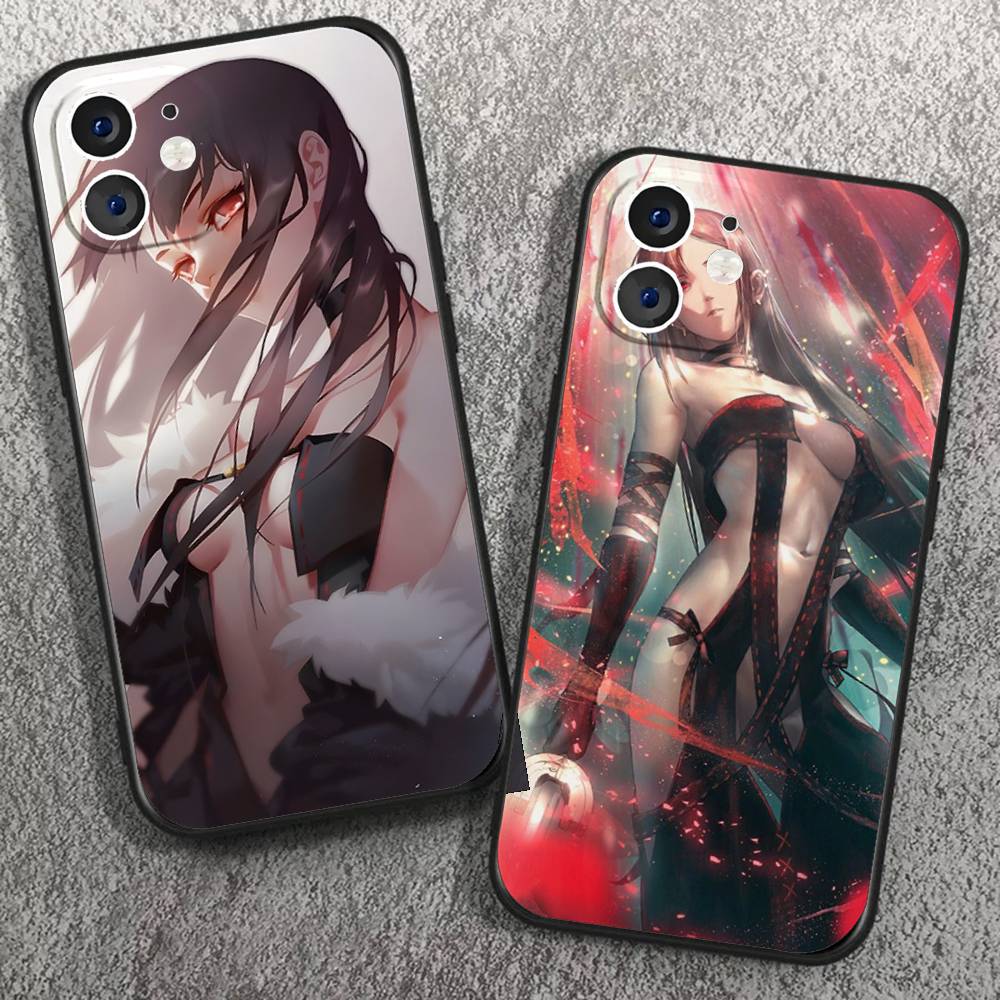 Consort Yu Animated Game Fate Grand Order Phone Case For IPhone 17 Air 16 15 14 13 Pro Max 11 12 Black Silicone Cover