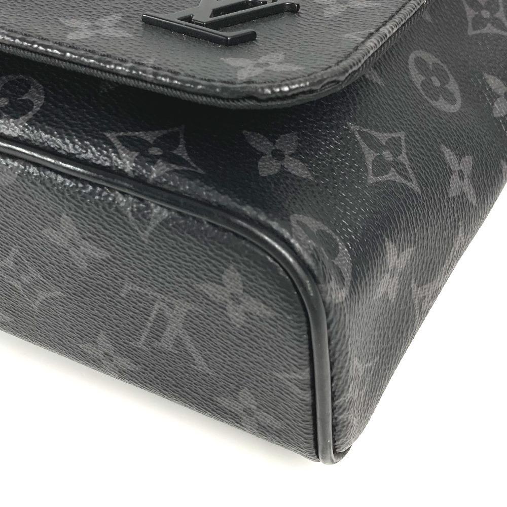Louis Vuitton M46255 MonogramEclipse District PM NV3 Crossbody Flap Shoulder Bag