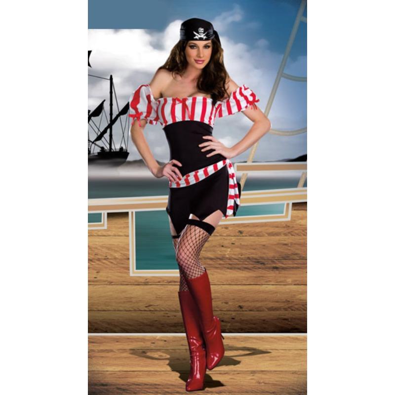 

Костюм Пираты Карибского моря, косплей-форма, фотосессия, костюм для тематической вечеринки на Хэллоуин или Рождество M чёрный