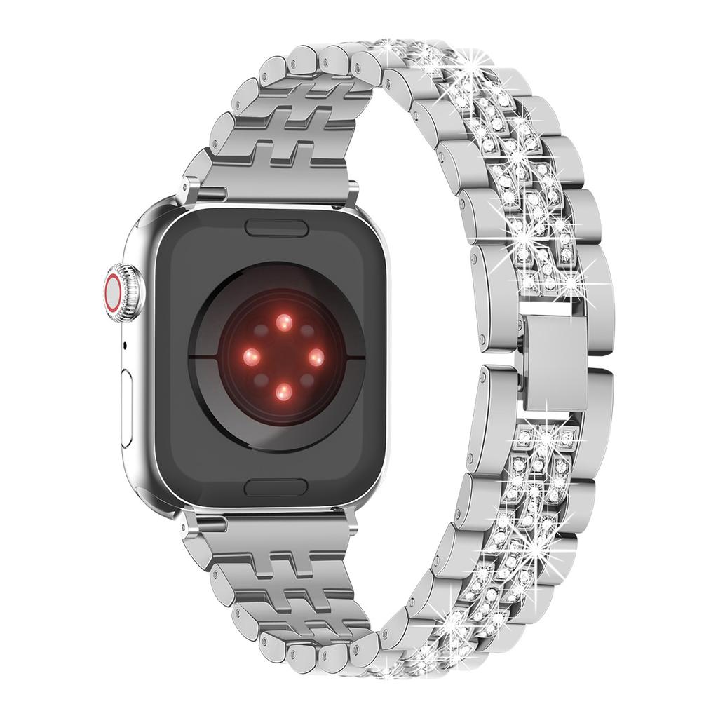 Diamonds Metal Band for Apple Watch Ultra 3/2/1 49mm S11 S10 46mm 42mm 45mm 44mm 41 40mm for Iwatch Series10 9 8 7 6 5 SE3 Strap