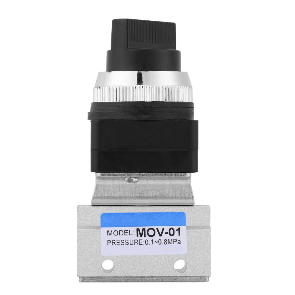 MOV-01 Mechanical Hand Control  lve 2-Position 2-Way G1Celsius8 Hand Control Pneumatic  lve, Manual Mechanical    lve   Pneumatic Mechanical