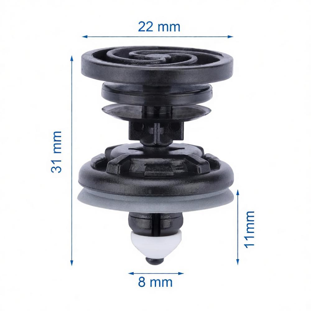 Universal Car Bumper Fender Liner Rivet Clips Nylon Fastener Push Pin Retainer Assortment Kit For Automotive Door Panel Trunk