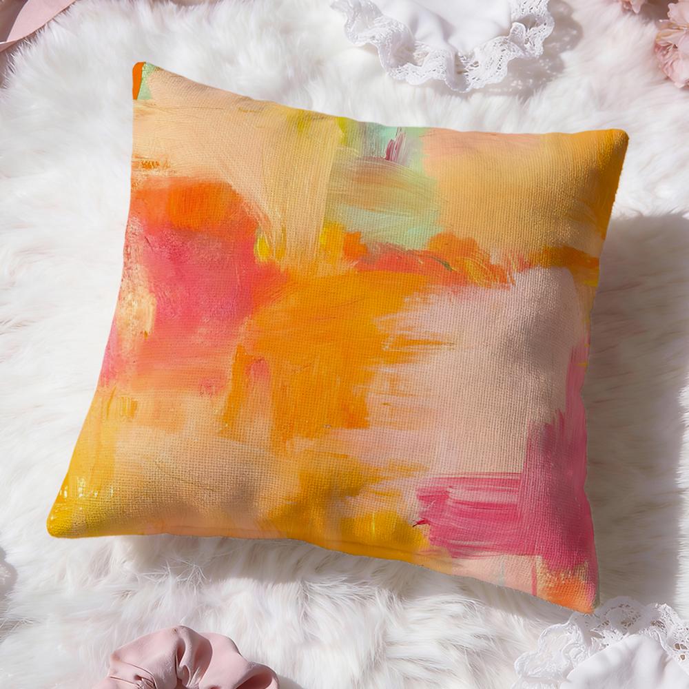 Pure color blending Cushion Cover Premium Comfort Reversible Pillow Cove Two in One Design for Any Room Car Interior