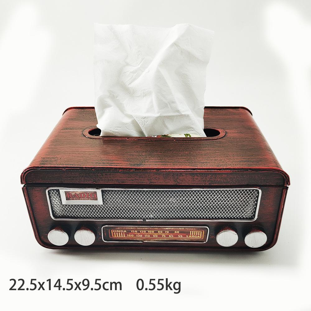 Retro Suitcase Tissue Box: Multifunctional Living Room & Kitchen Organizer