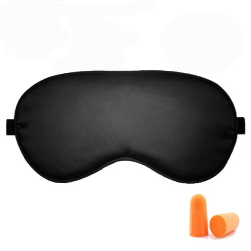 100% Natural Silk Eye Mask, Light Blocking, Restful Sleep, Summer, All Seasons, Blindfold, Comfortable Sleep, Nap, Sleeping, Lightweight, Soft Silk Te