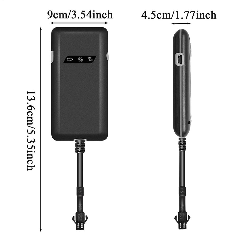 Car GPS Tracker Wired GPS Tracker For Truck Motorcycle Alarms Shock Sensor For Van Cargo Trailer Boat Motorbike Airport Truck