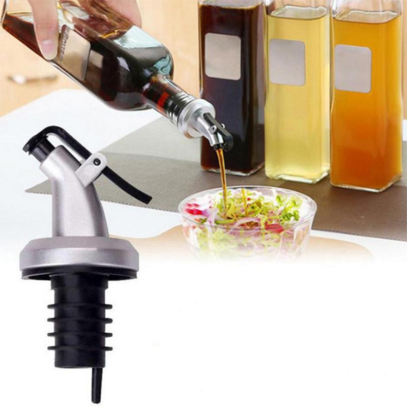 Olive Oil Spouts Oil Vinegar Bottle Stopper Spout Olive Oil Bottle Dispenser Spout Leakproof Nozzle Dispenser for Kitchen