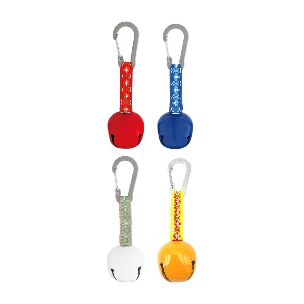 Hiking Camping Bear Bell Portable Iron Safety Alert Sound Emergency Survival Bell for Backpack Pet Collar Dog Training