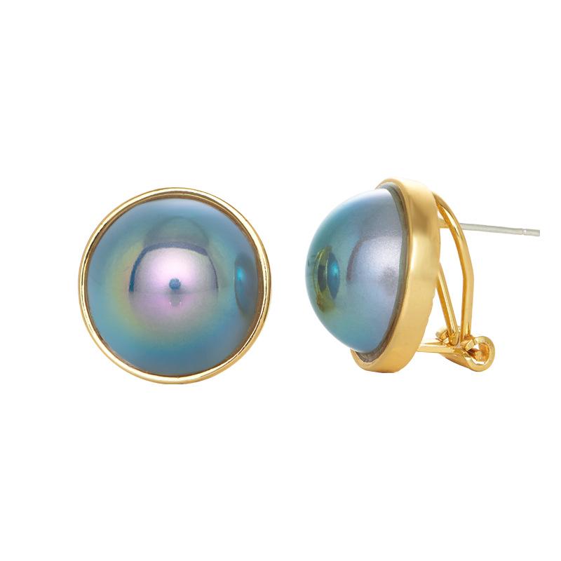 Exquisite Hong Kong Style Pearl Stud Earrings for Women - Large, Elegant, and Stylish (2025 Collection)