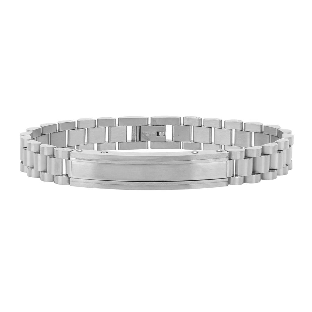 Metal Bracelet Elegant Hand Chain Fashionable Titanium Steel Silver Wrist Jewelry