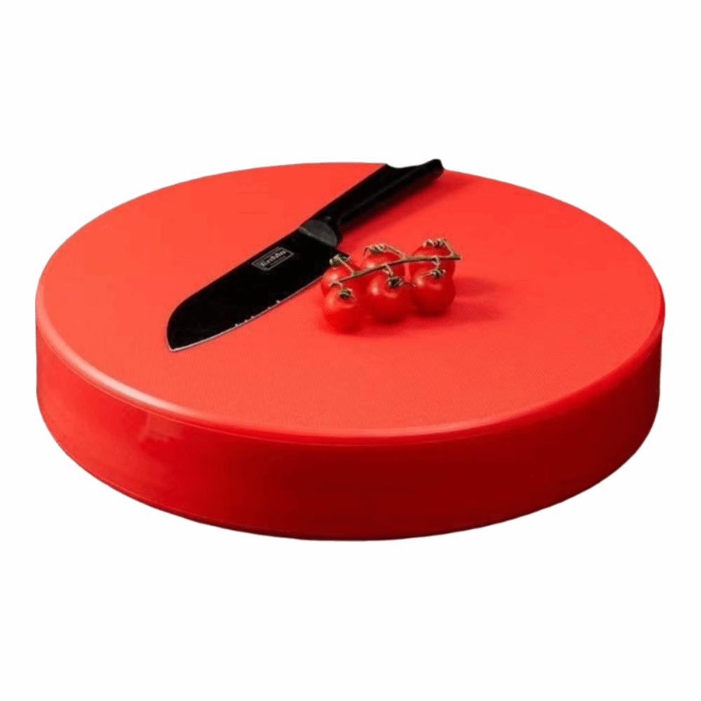 Round Plastic Cutting Board Thickened Double Sided Cut Vegetable Chopping Board Anti Mold Antibacterial Bone Meat Cutting Board