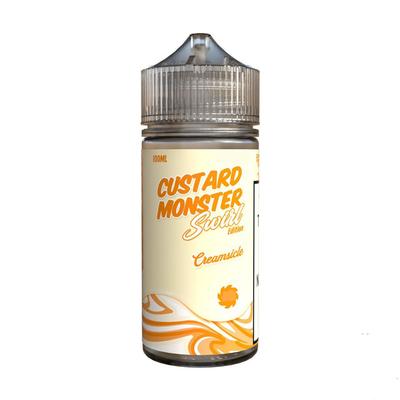 Custard Monster Swirl Edition Orange Vanilla Ice Cream Vape Liquid by Monster Vape Lab (Creamsicle, 100ml)