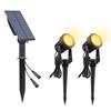 Outdoor Solar Spot Light with Stake 270-Degree Adjustable Super Bright IP65 Waterproof Auto