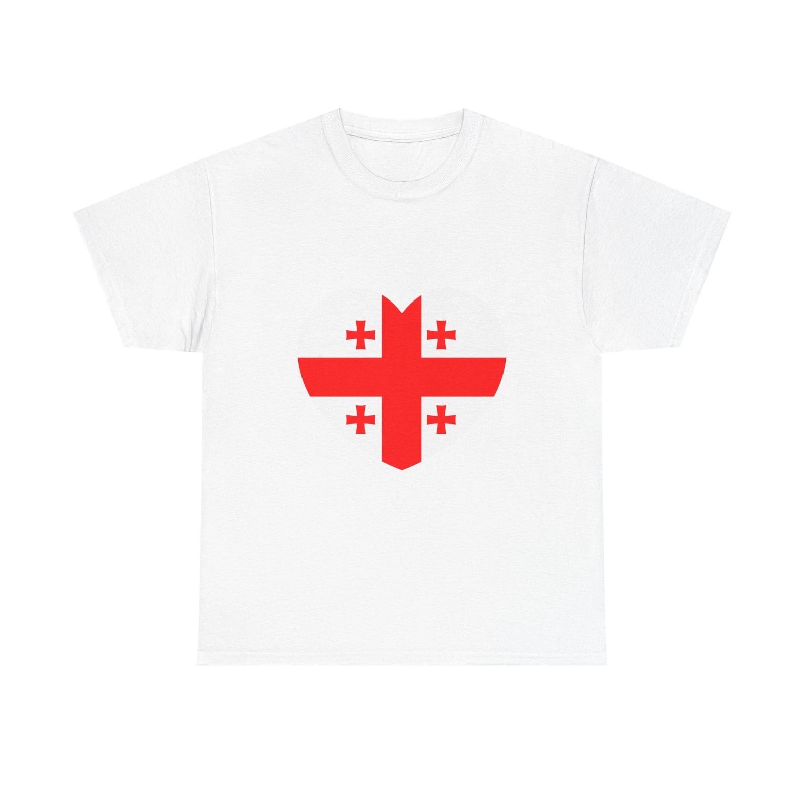 Heart Flag of Georgia - T shirt L