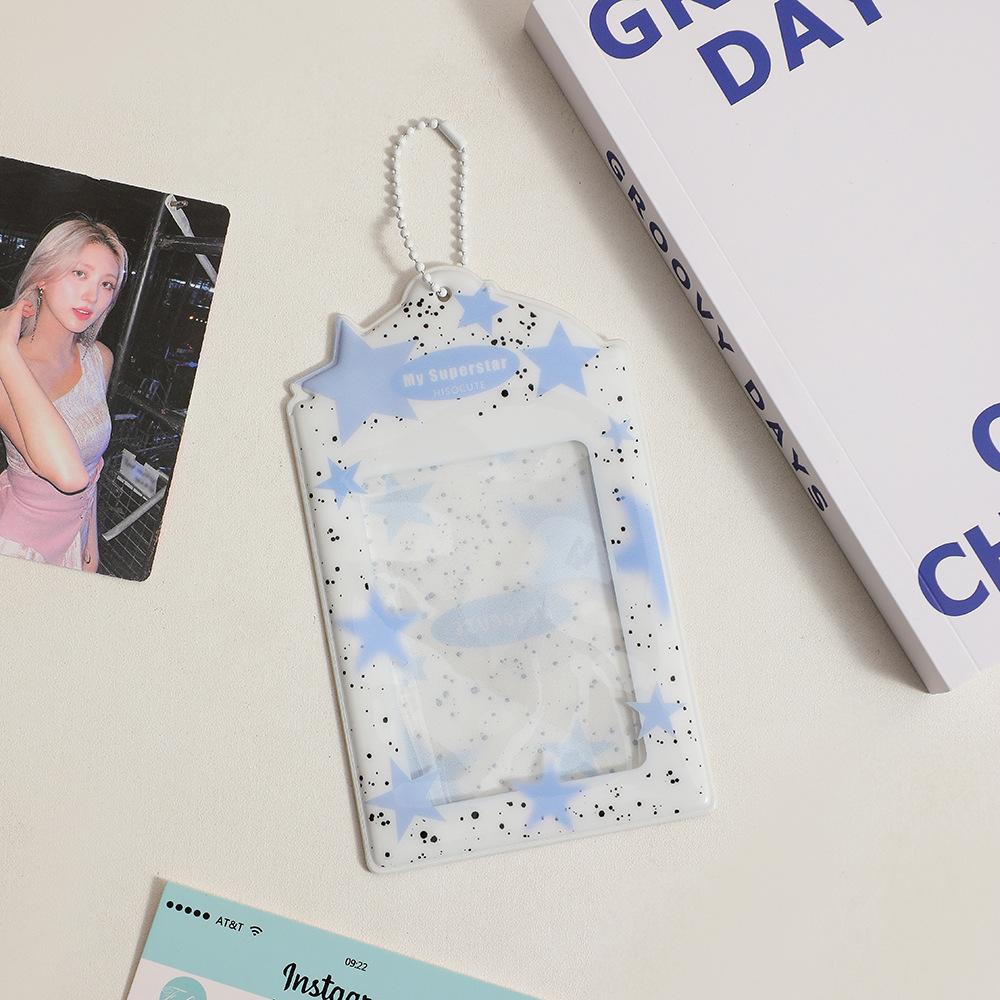 Animal drăguț din desene animate coreeană Casetă de dialog Manșon pentru carduri Transluciditate Foto de 3 inchi Kpop Star Colectare card comemorativ Suport pentru carduri