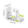 Hand-cranked Spiralizer for Veggie Noodles with 4 Blades Multifunctional Vegetable Spiralizer Foldable Fruit Slicer