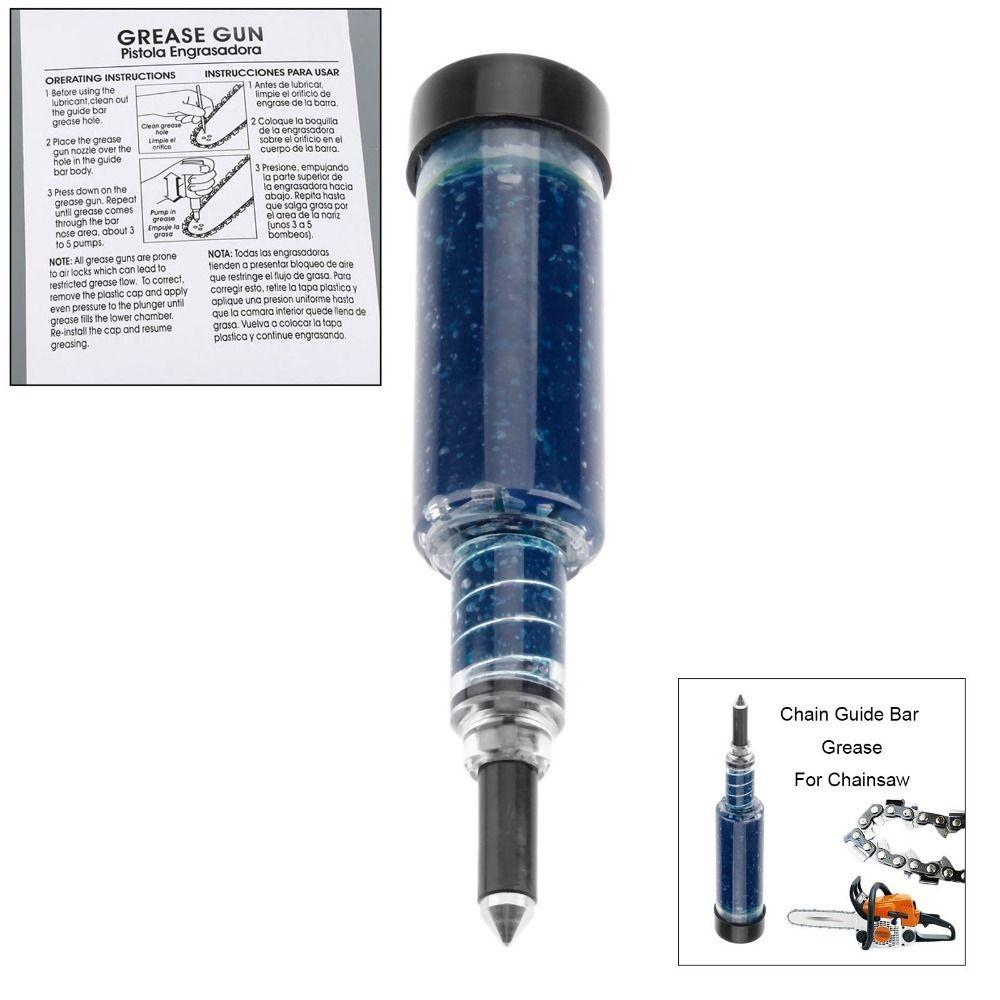 

Garden Tool Parts Chain Guide Bar Replacement Lube Tool Grease Device Accessories синий