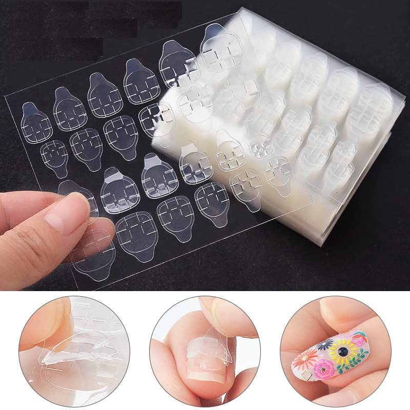 Styfy Press On | Stick On Fake Nails | Square | Artificial Designer With 24 Pcs Jelly Glue on False Nail Including Manicure Kit - French