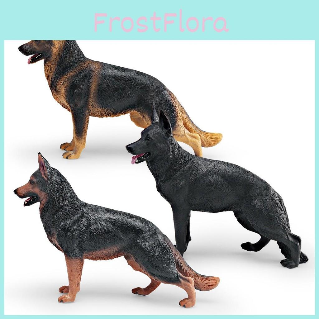 German Dog Shepherd Replication Pvc Model For Children Gift And Decor Home