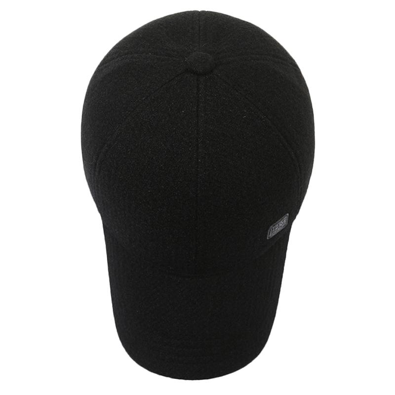 Autumn Winter Middle-aged Men's Baseball Cap Warm Ear Protection Cap Middle-aged And Elderly Outdoor Coldproof Sports Cap