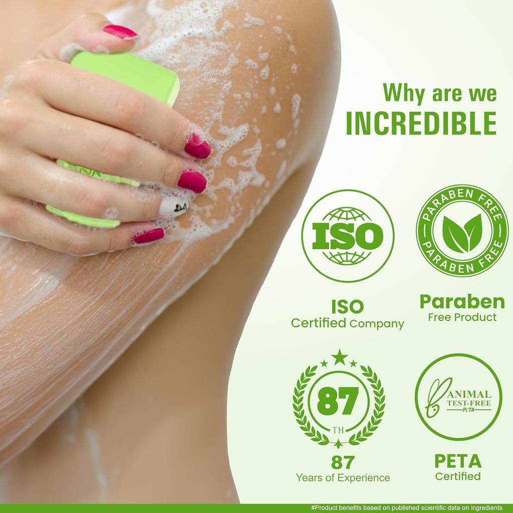 Multani Aloe Vera Bath Soap Bar 125 g Pack of 5PCS Natural Handmade Herbal Cleansing Soap For Deep Hydration All Skin Type