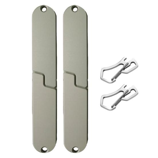 2 in 1 Camping Eating Utensils Set Detachable Kitchen Cutlery Rust-Proof Pocket