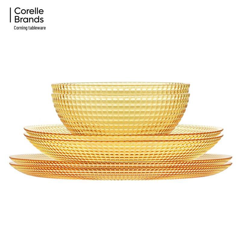 Corning Crystal Glass Dinnerware Set