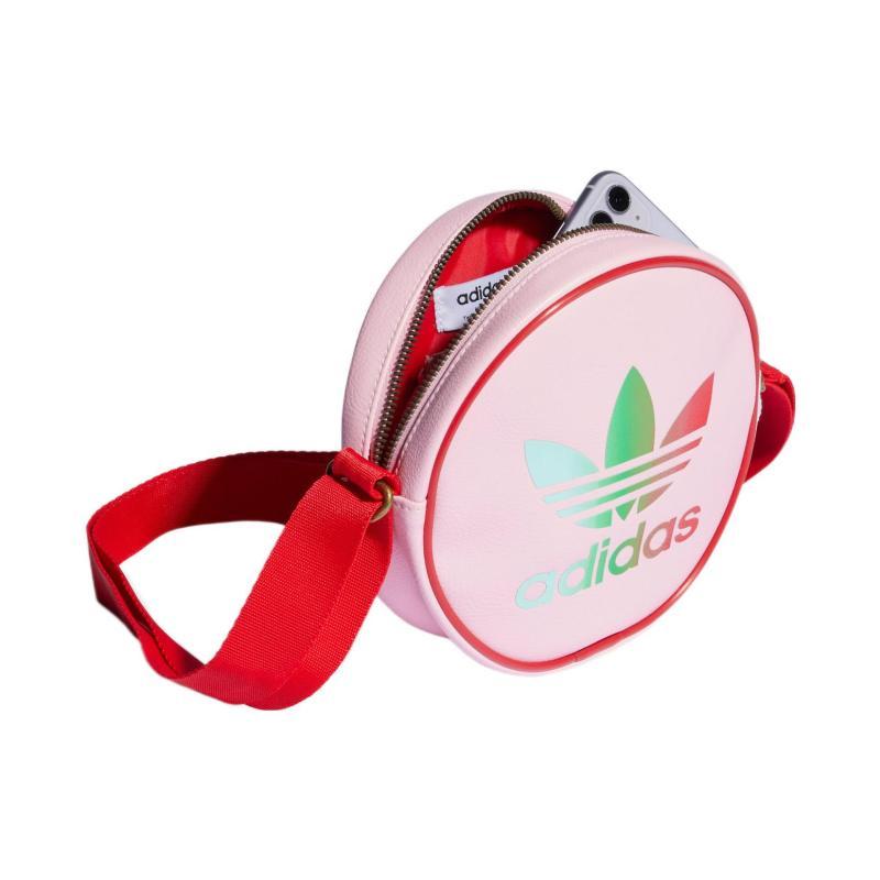 Adidas Originals Polyester Shoulder Bag Crossbody Bag Mini Women's Pink Adidas IK4682