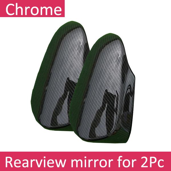 Chrome Rear view Mirror Cover Carbonfor for Toyota Corolla E160 E170 2012~ Fiber Accessories Car Sticker 2013 2014 2015 2018 чёрный